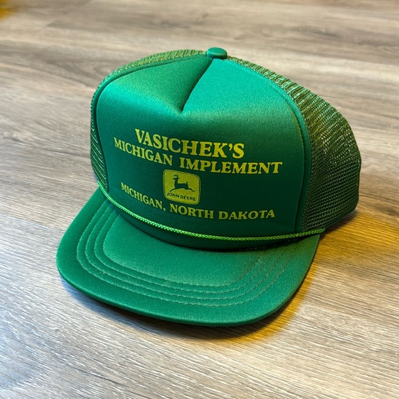 Vintage John Deere Snapback / Trucker Style / Mesh Rope / 80s / 90s - Picture 3 of 7
